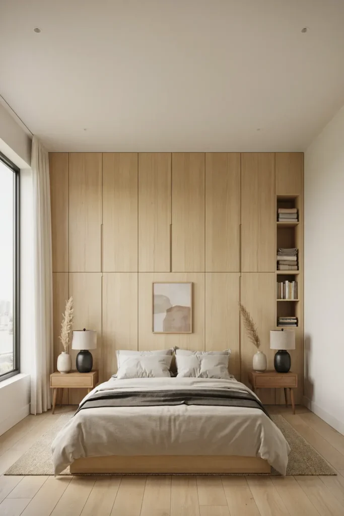 Bedroom with Floor-to-Ceiling Storage