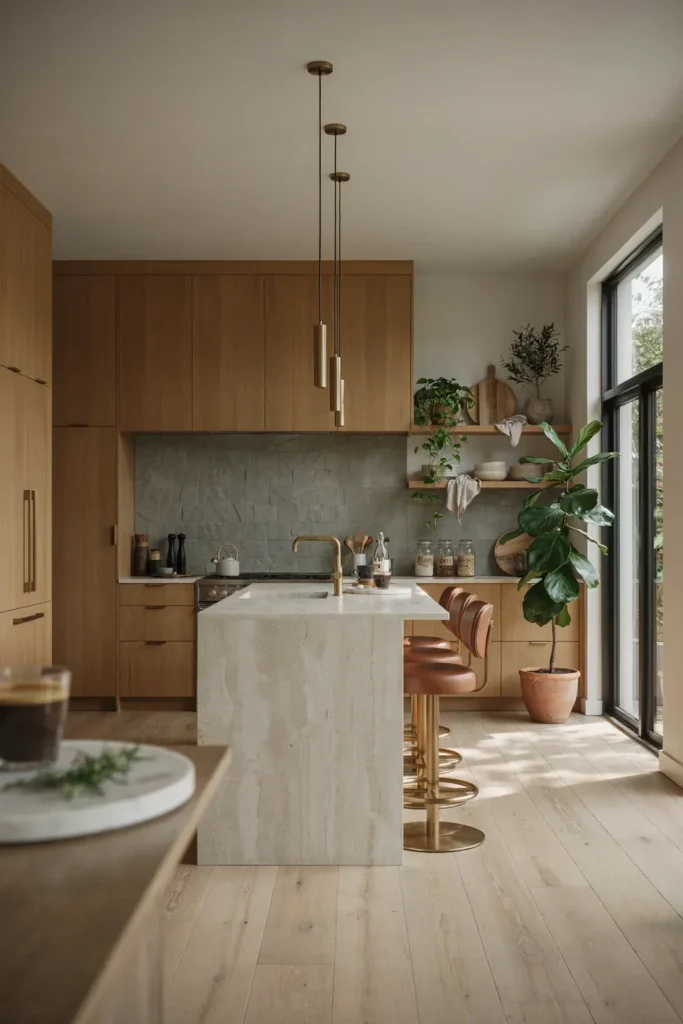 Blend Modern and Organic Design Elements