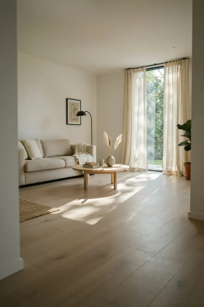 Bright Apartment Living Room with Natural Light