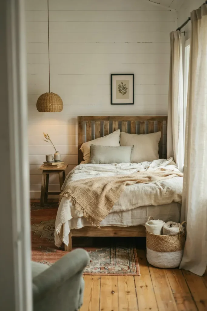 Cozy Modern Farmhouse Bedroom