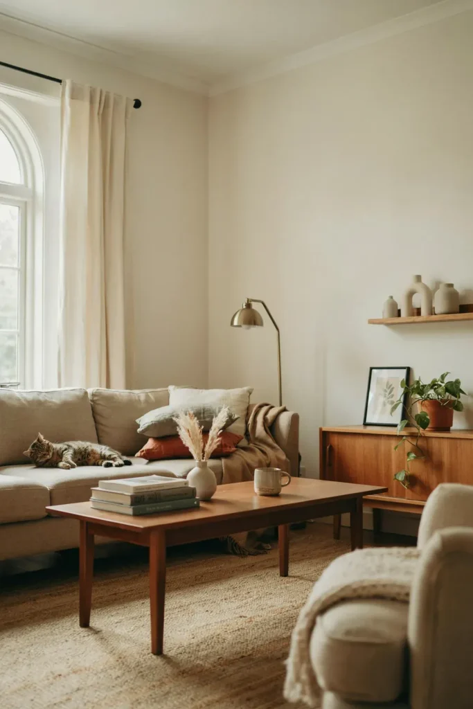 Cream-Colored Walls with Warm Undertones