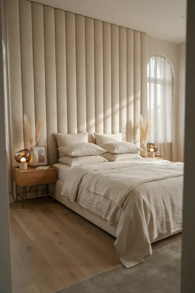 Create a Grand Upholstered Headboard Feature