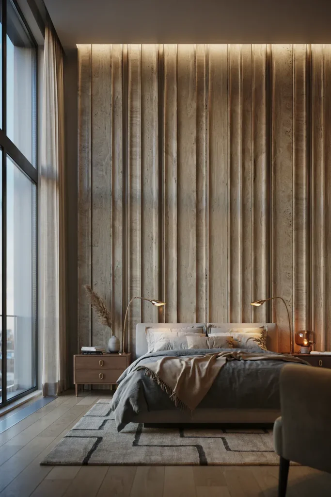 Create a Stunning Accent Wall Behind the Bed
