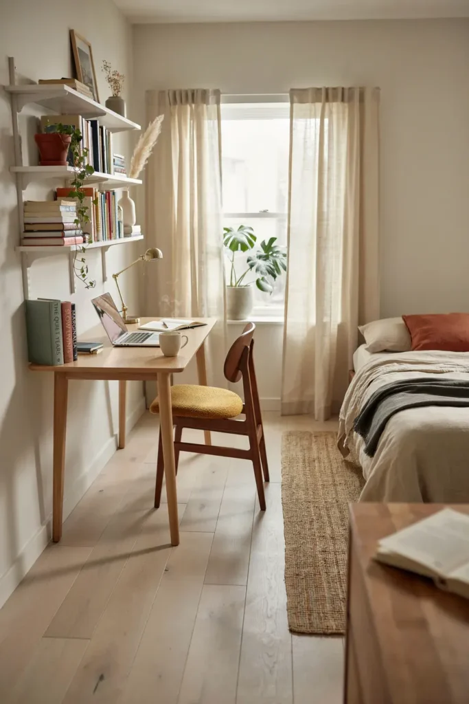 Cute Study Corner Bedroom