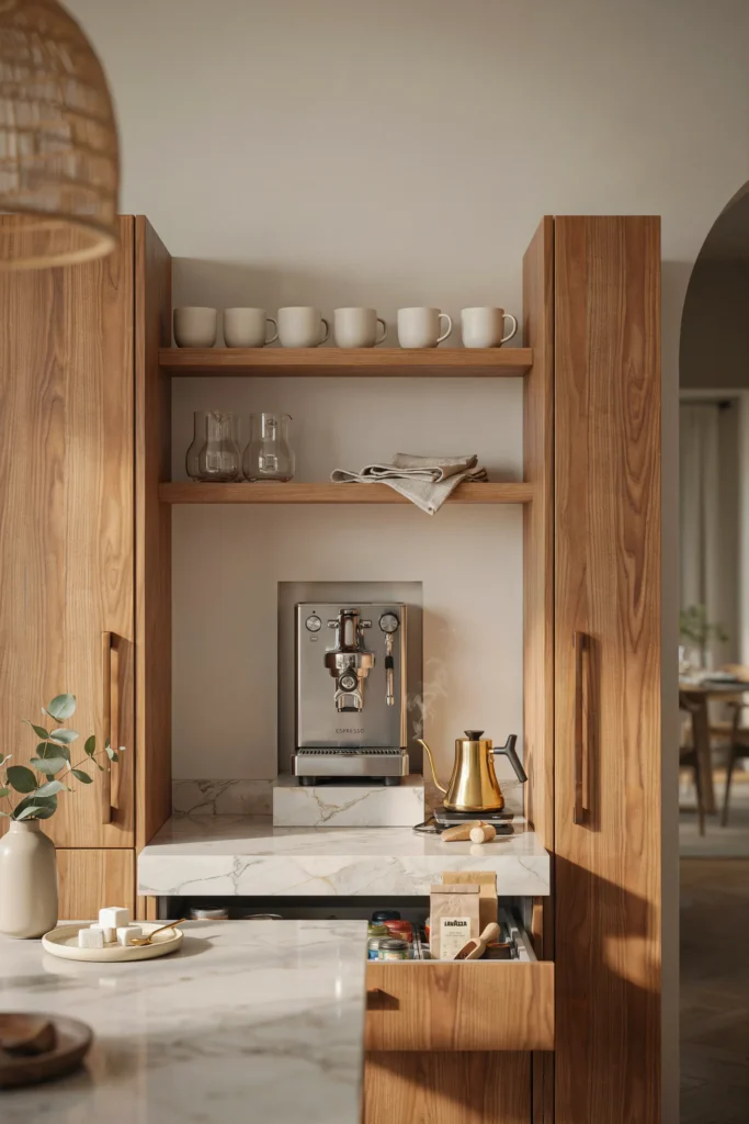 Design a Dedicated Beverage Bar Area