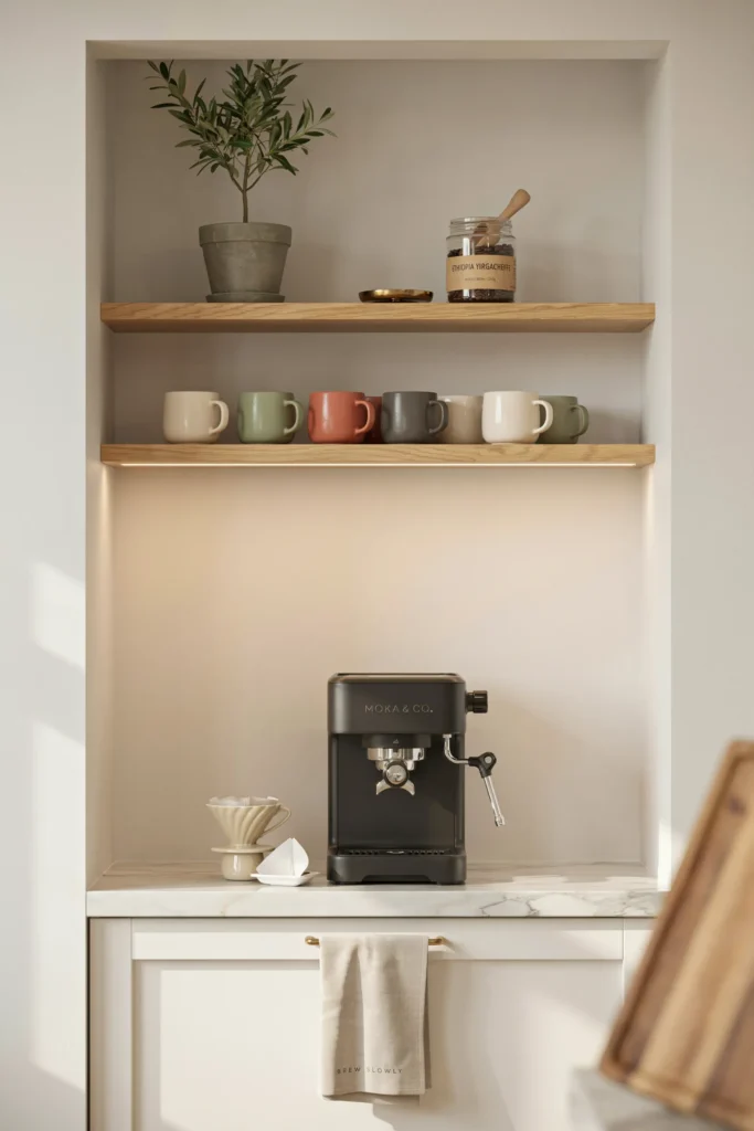 Design a Functional Coffee Station