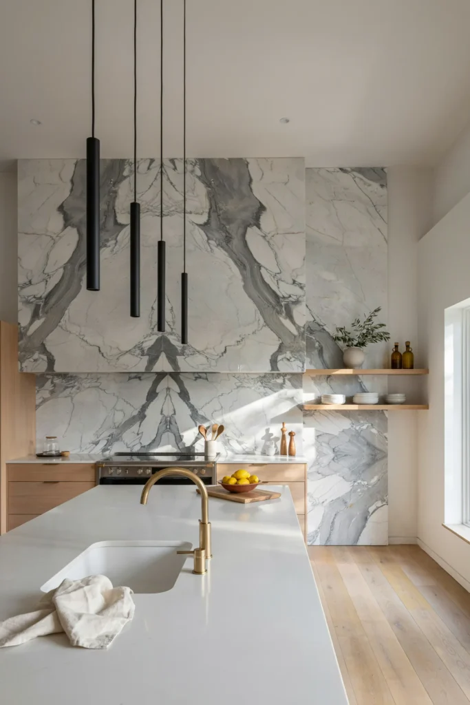 Design a Luxury Marble Backsplash