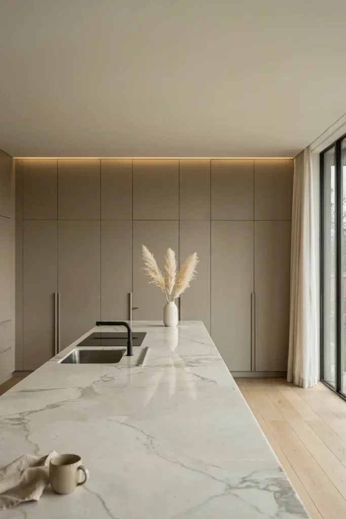 Design a Minimalist Luxury Kitchen Layout