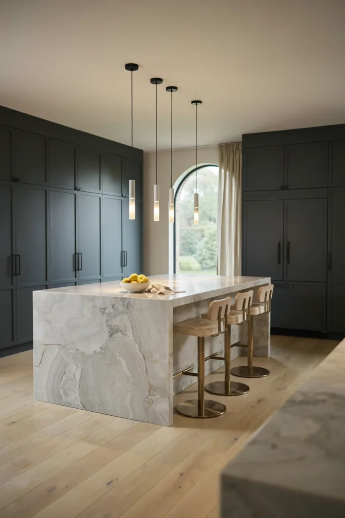 Design a Waterfall Edge Kitchen Island