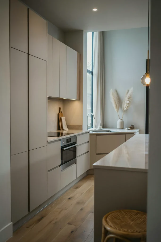 Embrace Sleek Handle less Cabinet Designs
