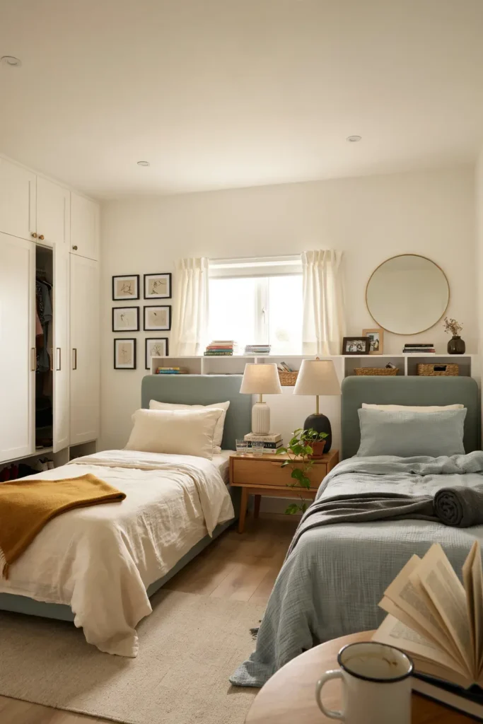 Functional Bedroom Layout for Shared Spaces