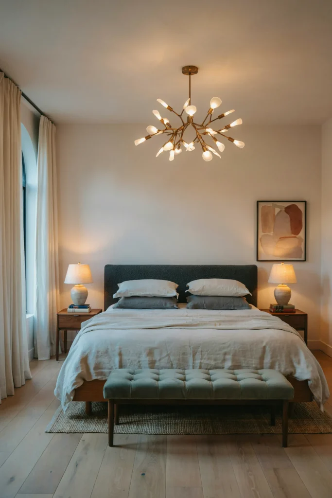 Install a Modern Statement Chandelier