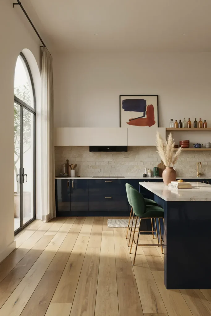 Introduce Bold Kitchen Color Accents