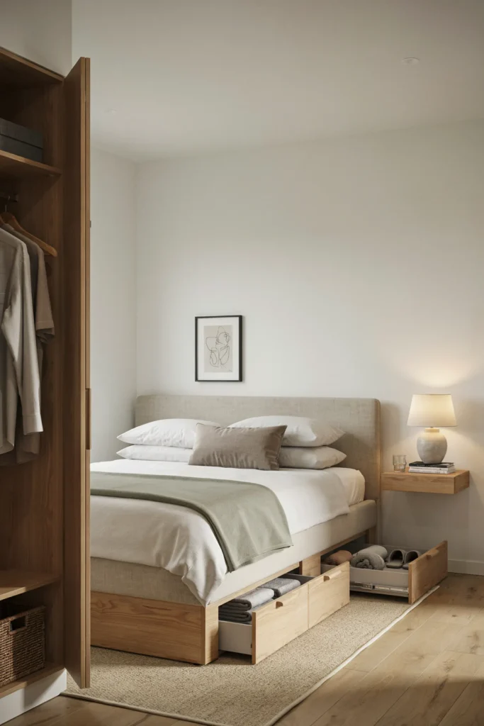 Layout with Under-Bed Storage Solutions