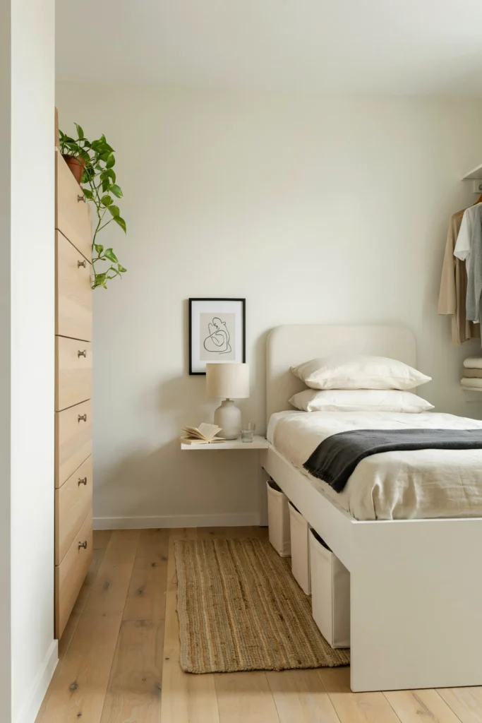 Layout with a Narrow Dresser