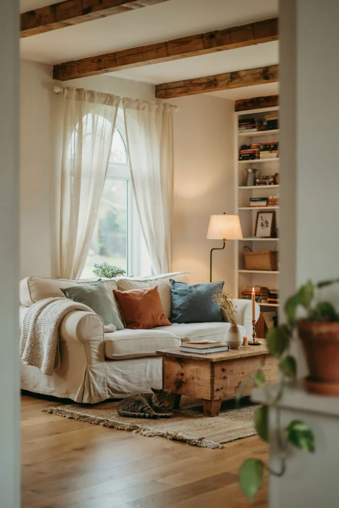 Modern Farmhouse White Living Room