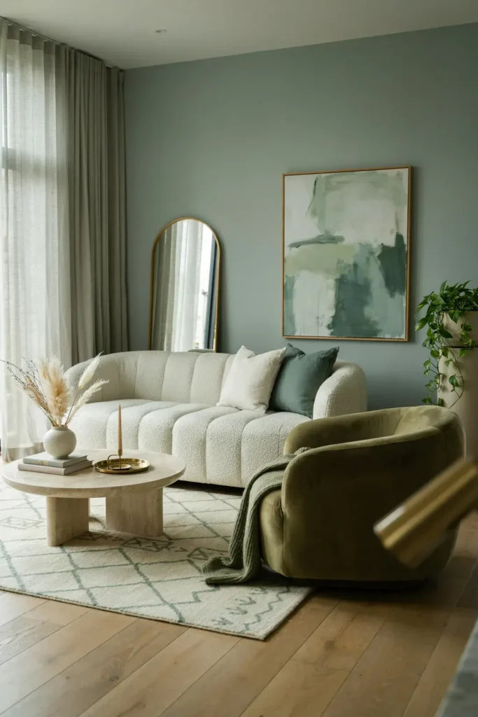 Monochromatic Living Room Design