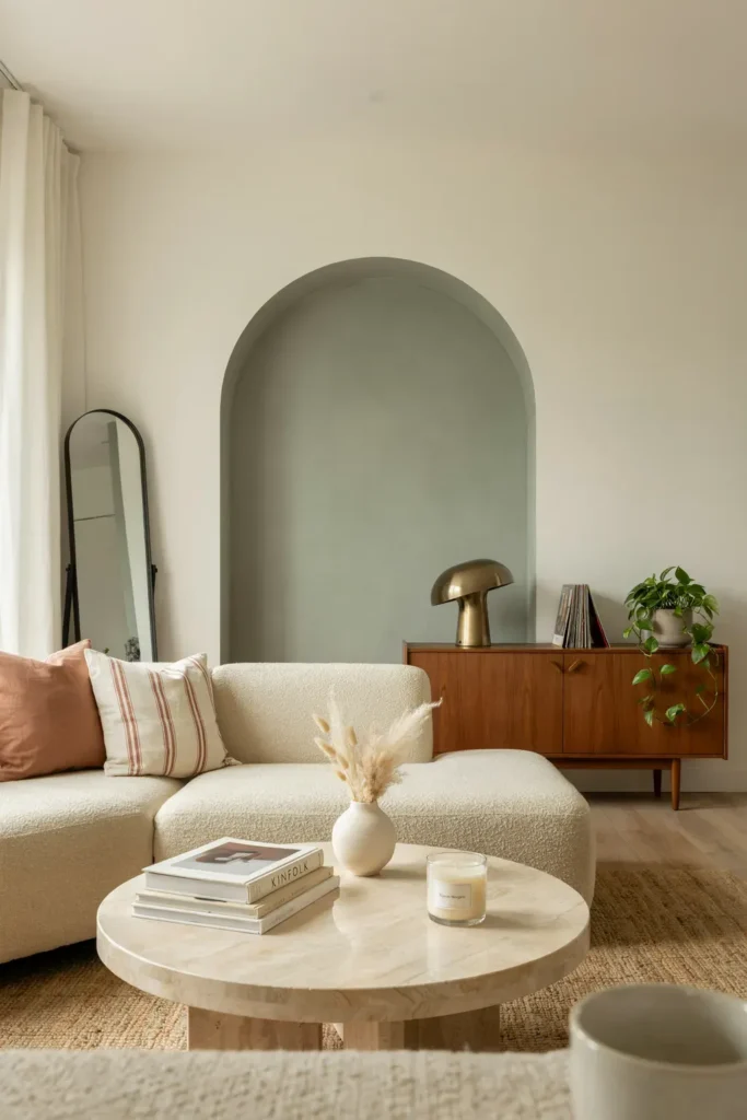 Painted Arch Wall Design