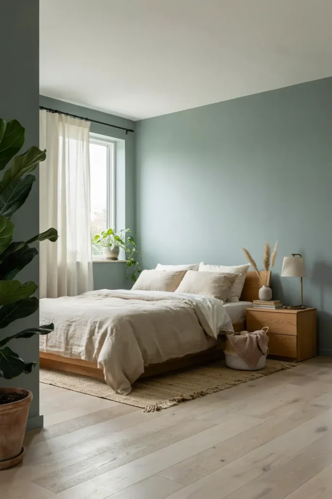 Sage Green Aesthetic Bedroom