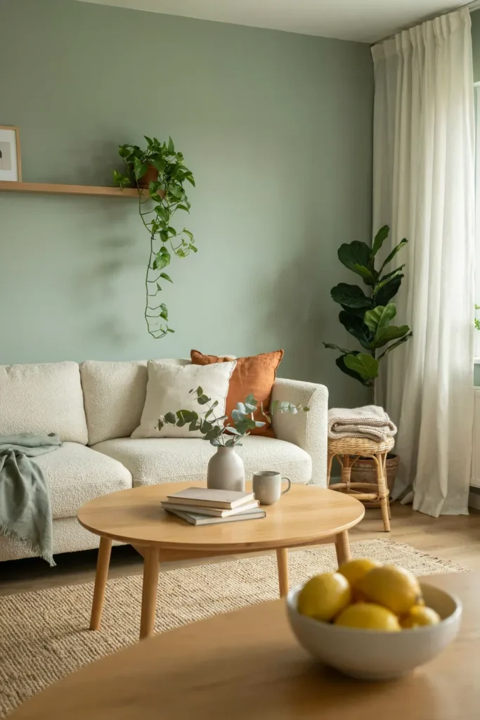 Sage Green Living Room Walls