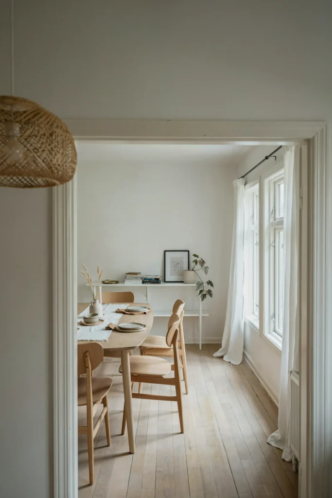 Scandinavian-Inspired Dining Space