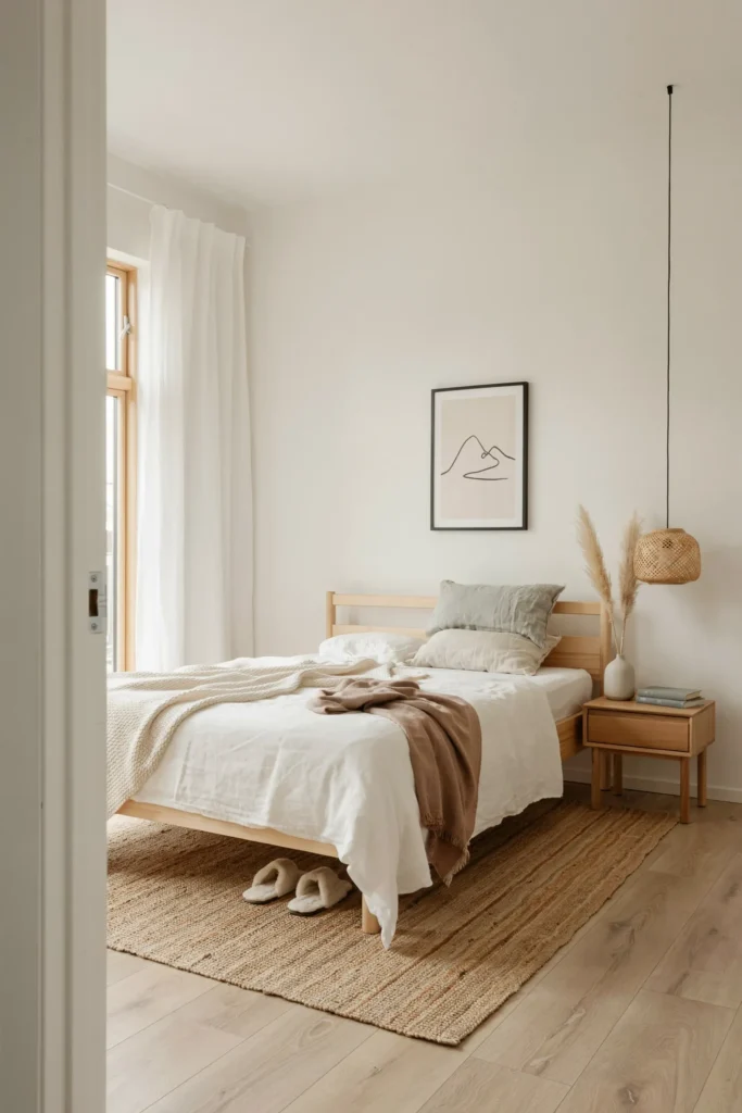 Scandinavian-Inspired Guest Room