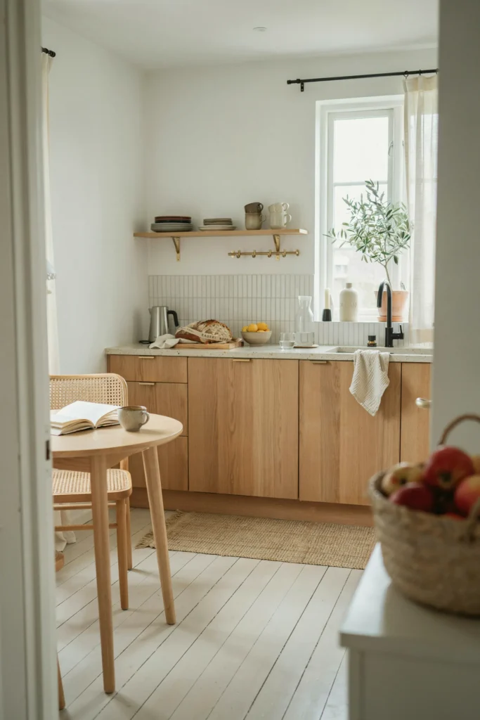 Scandinavian-Inspired Small Kitchen
