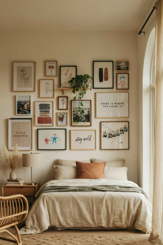 Trendy Gallery Wall Design