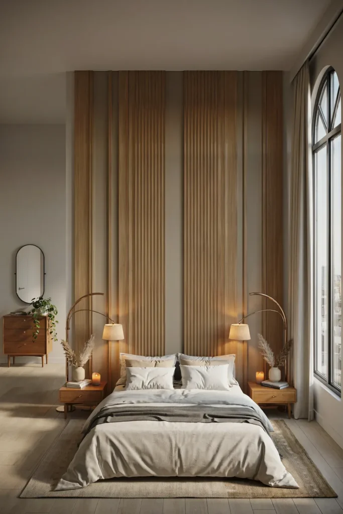 Use Textured Wall Panels for Depth