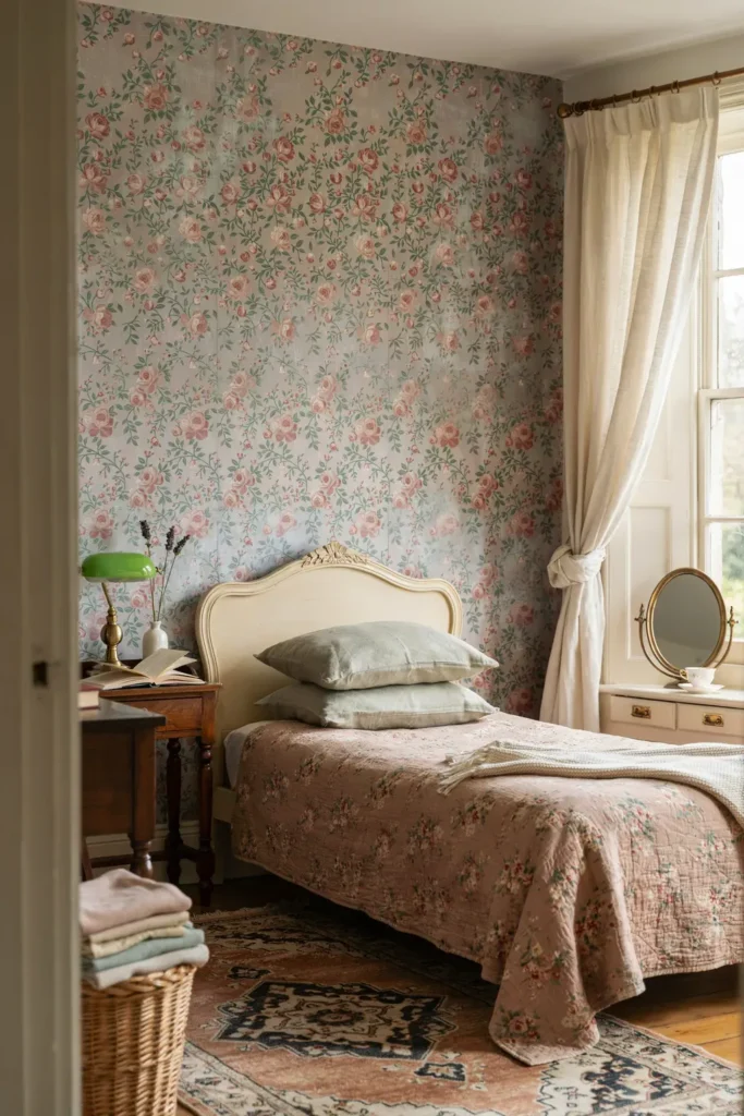 Vintage-Inspired Girls Room