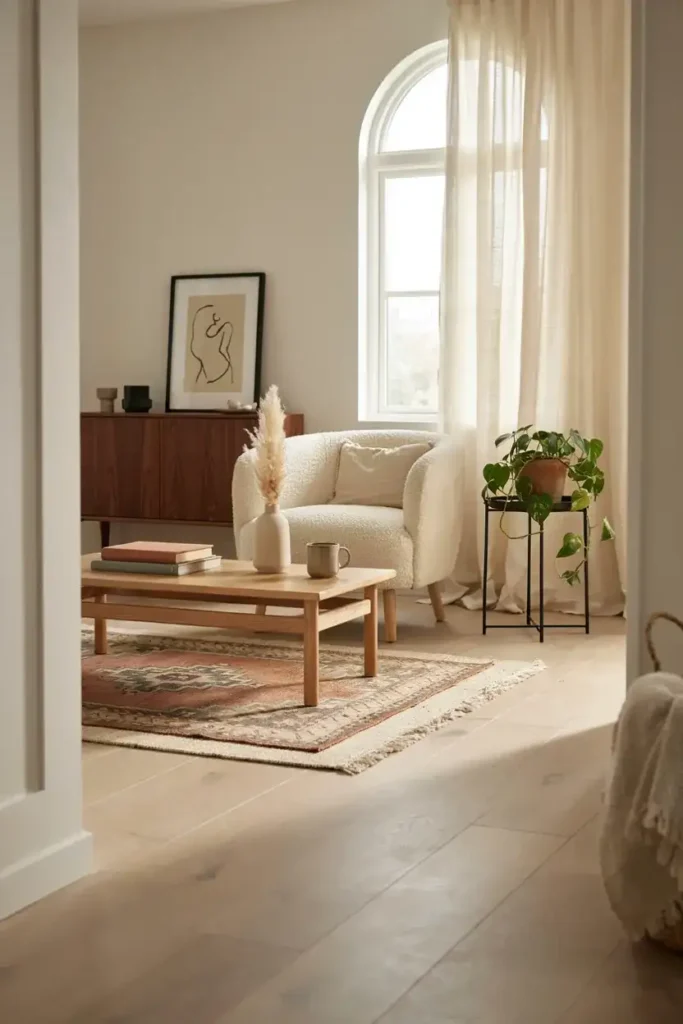 Boucle Living Room Chair Inspiration