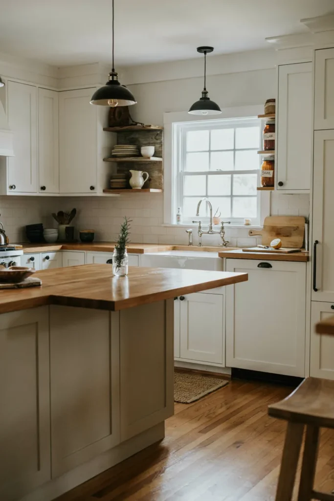 Classic Shaker White Kitchen Cabinets
