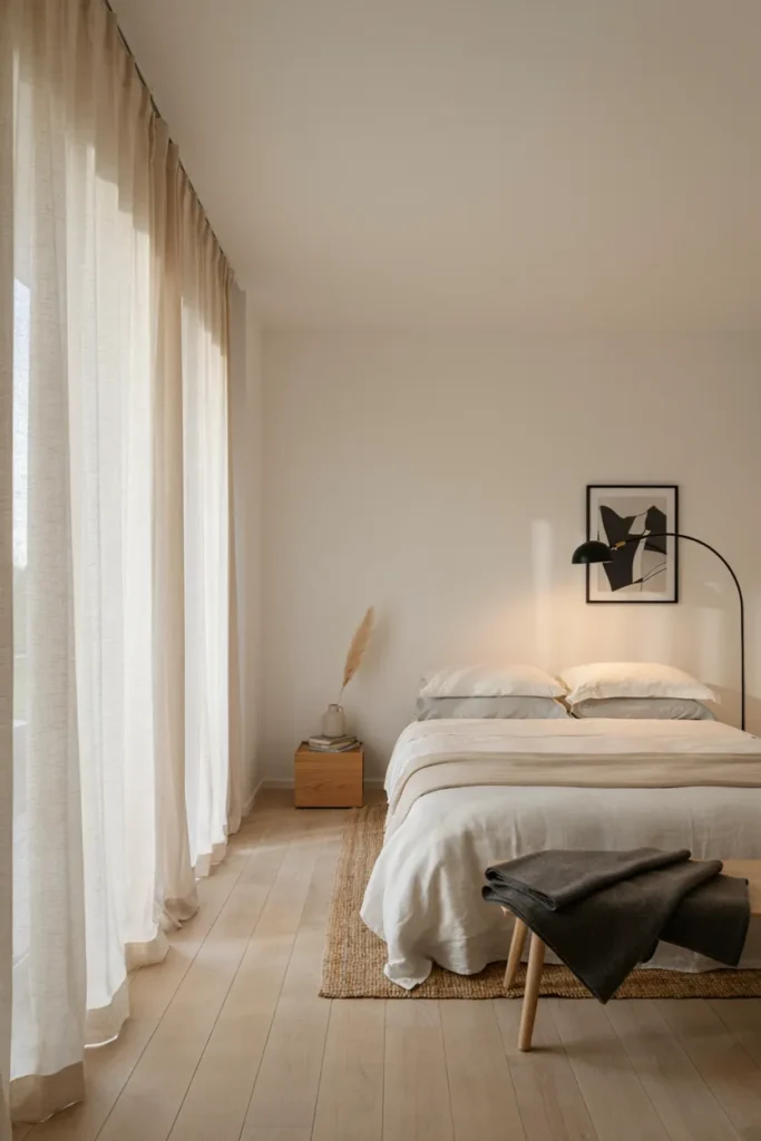 Contemporary Minimalist Bedroom with Clean Lines