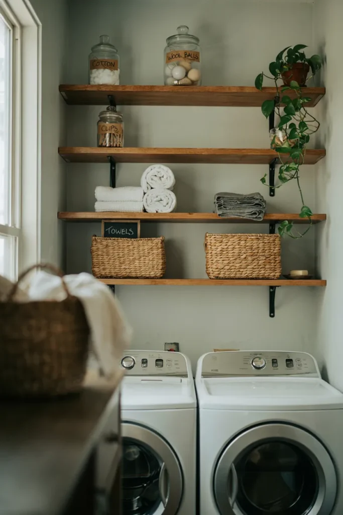 DIY Floating Shelves for Extra Storage