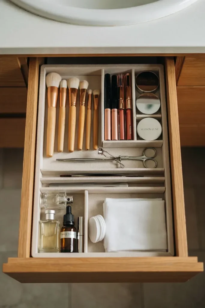 Drawer Dividers for Bathroom Accessories