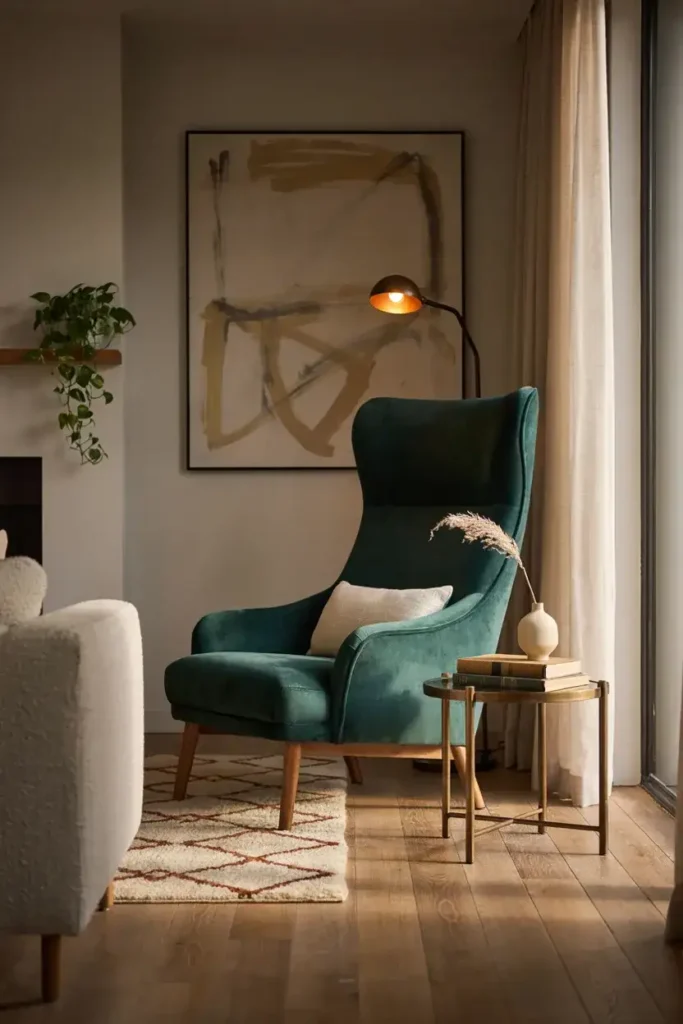  Elegant High-Back Living Room Chair