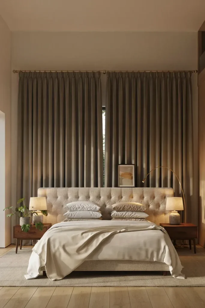 Elegant Pleated Blackout Curtains