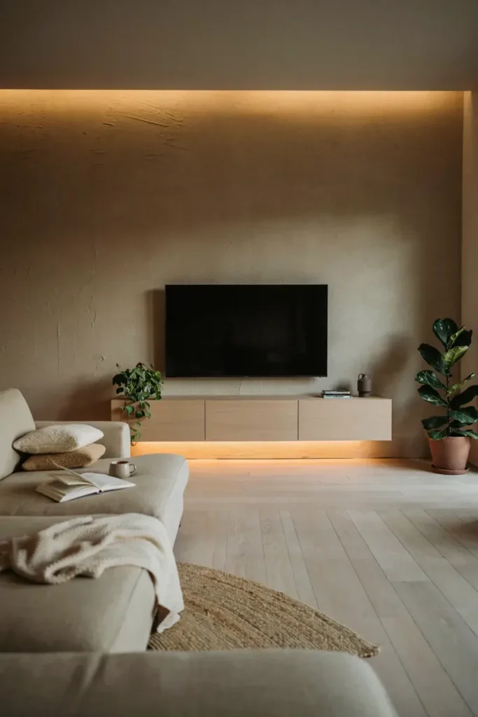 Floating Media Console