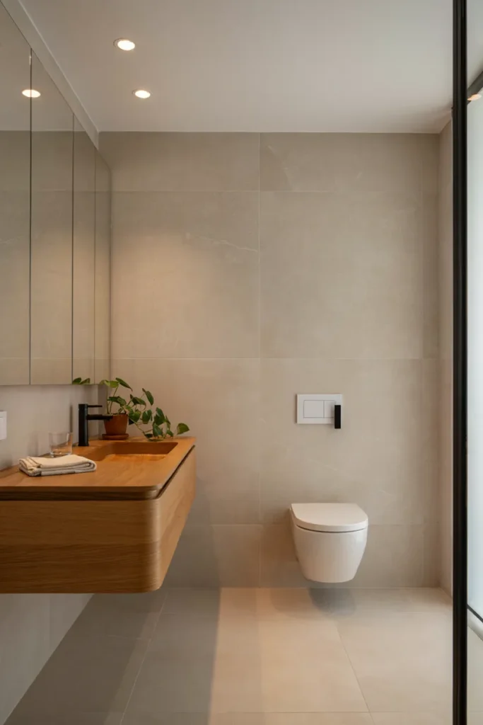 Floating Toilet Design