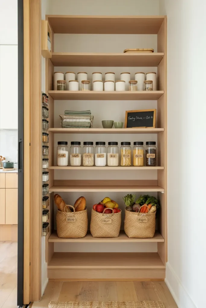 Floor-to-Ceiling Pantry Shelving