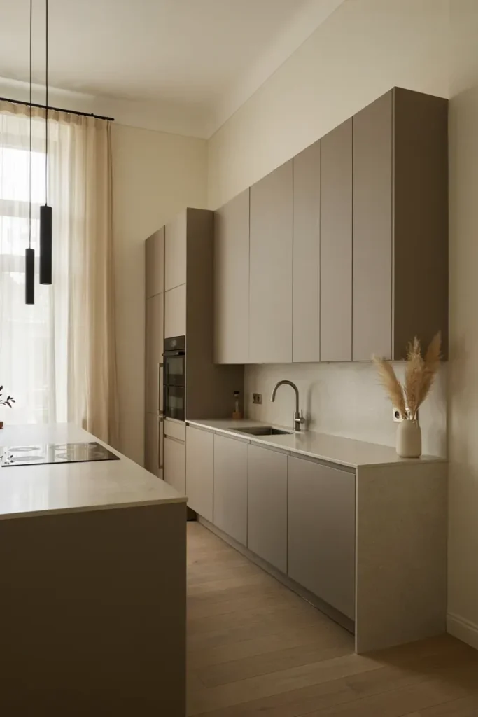Handleless European-Style Cabinets

