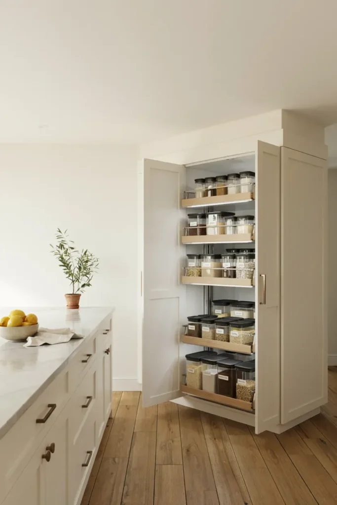 Hidden Pantry Storage