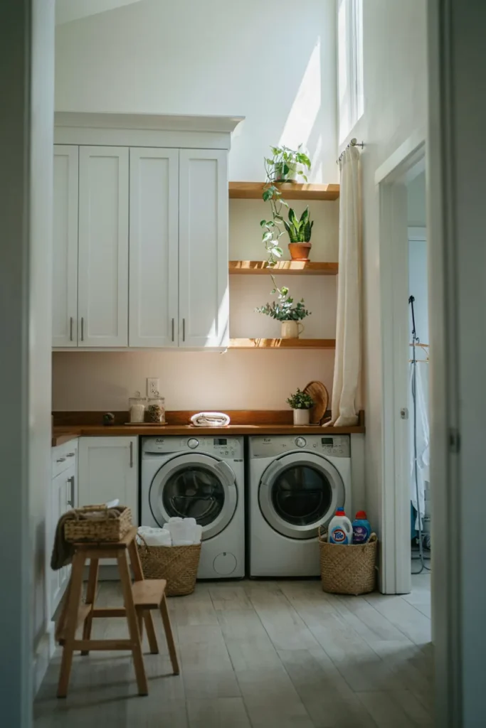 Indoor Plants for a Fresh Laundry Space