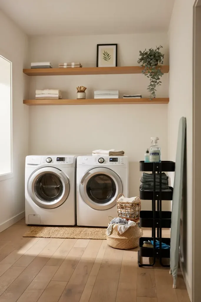Laundry Nook Decor for Tiny Homes