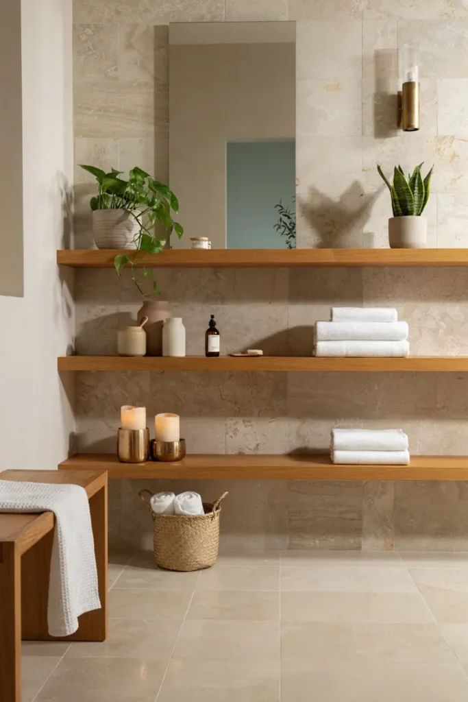 Minimal Open Shelving