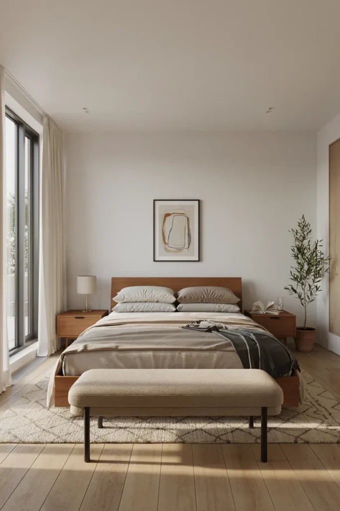 Minimalist Bed Bench