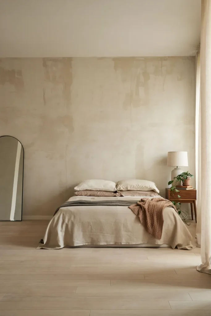 Minimalist Bedroom with a Feature Wall
