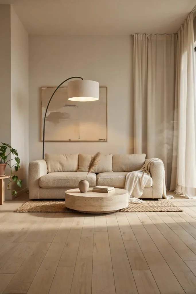 Minimalist Cozy Living Room Design
