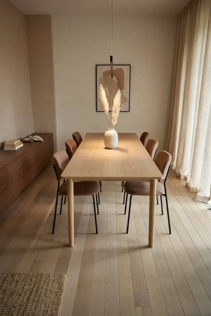 Minimalist Luxury Dining Room Design