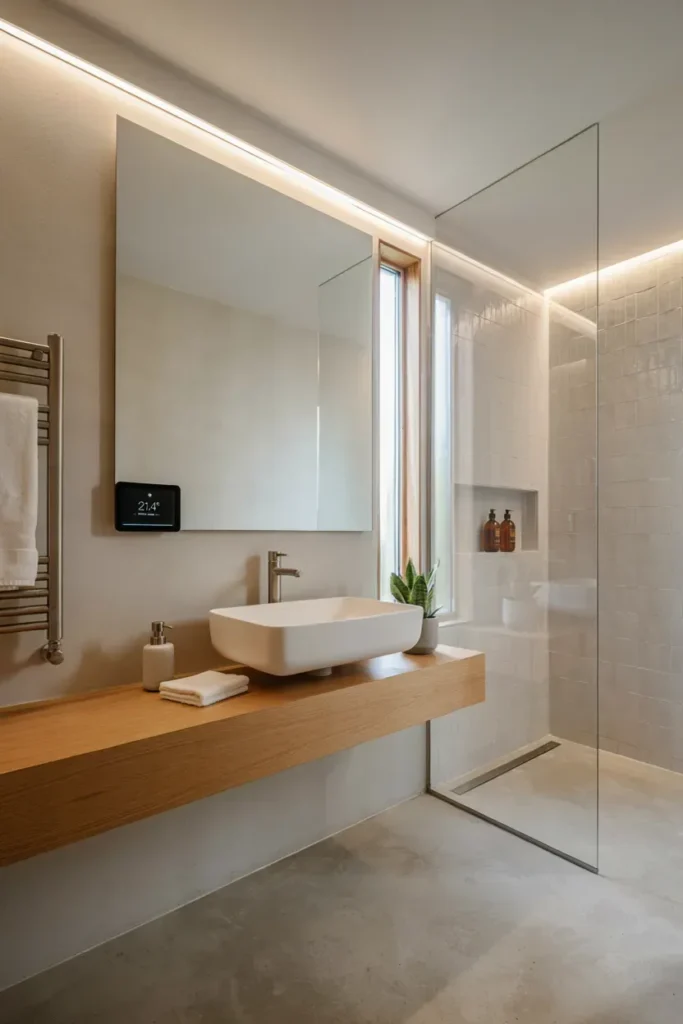 Minimalist Smart Bathroom Design